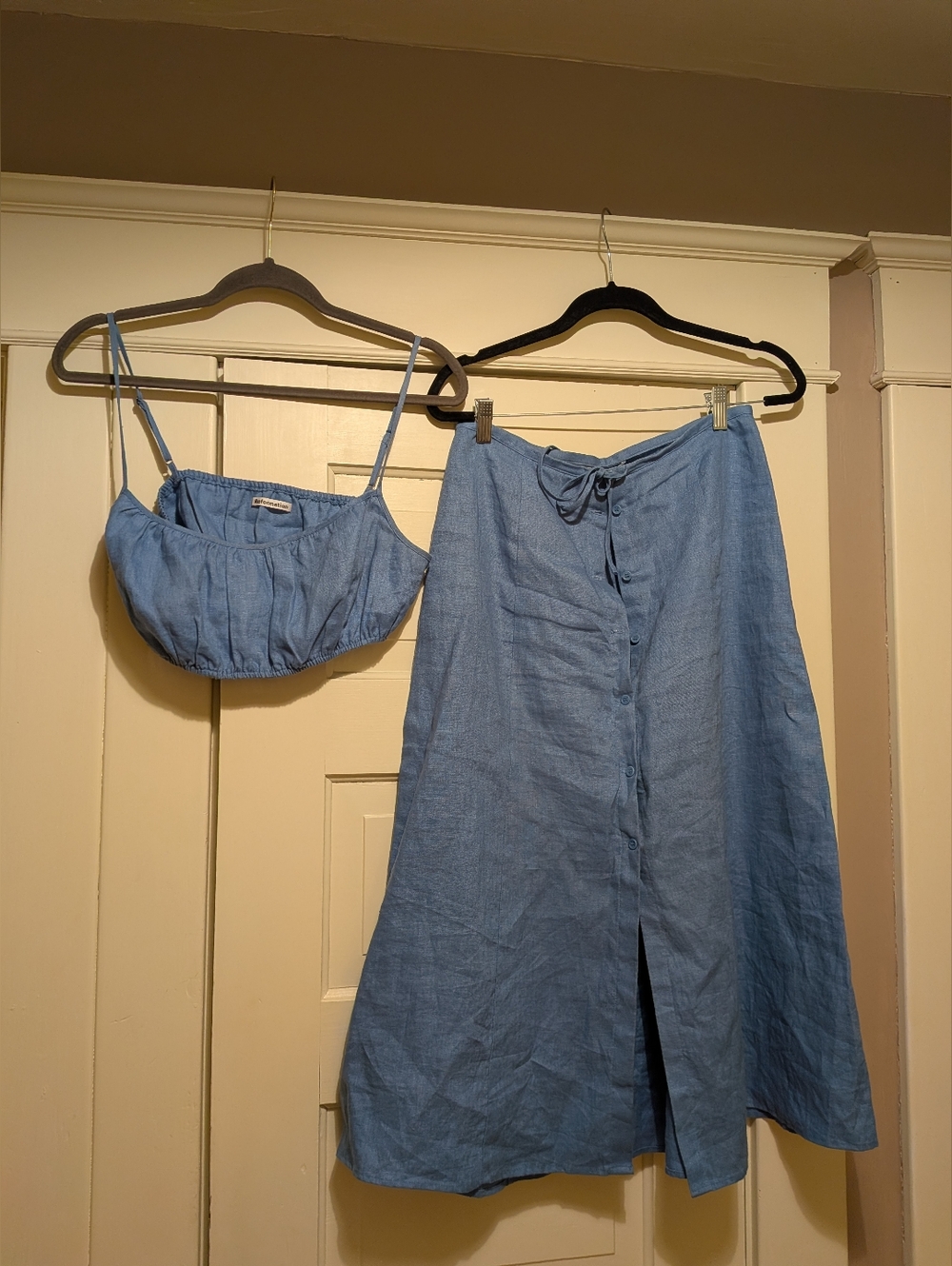 Reformation Kamren Linen Two Piece Set - Picture 7 of 7